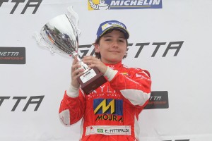 Fittipaldi celebrates his first Rookie win credit Jakob Ebrey